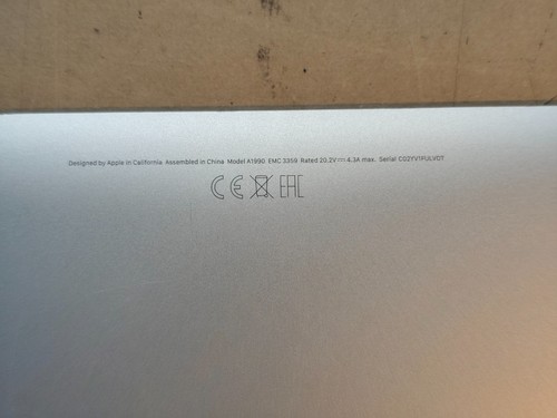Apple macbook pro a1990 2019 - apple,