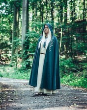 Mittelalterumhang Grün "Lyra"