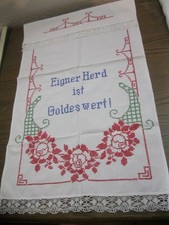 Altes Überhandtuch Spruchtuch