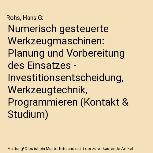 Numerisch gesteuerte