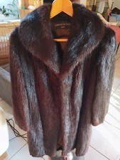 LANGER MANTEL DUNKLER NERZ