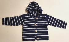 blaue Strickjacke, Gr. 74