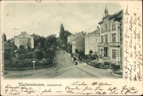 Waltershausen in - ak,