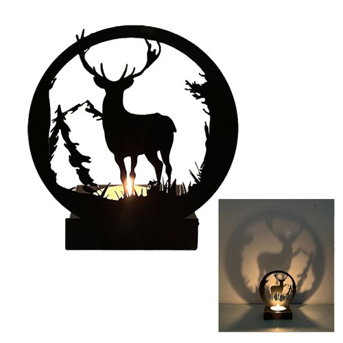 Kerzenständer hirsch metall - kerzenständer,