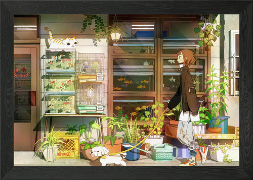Pet shop walk anime stil - shop,
