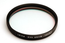 Original Leica E55 UV / IR #13413 schwarz für ⦰ 55mm Filtergewinde