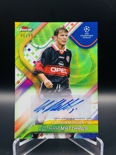 2024-25 Topps Finest - Lothar Matthäus /99 - Green Wave Auto FC Bayern #BA-LO