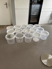 15 Eimer  Dosen Transparent 350 ML mit Deckel