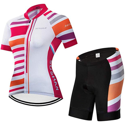 Damen radtrikot set - radtrikot,