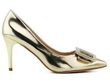 Damen-Stilettos aus Goldlack