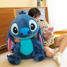 80cm Lilo Und Stitch Kuscheltier Spielzeug Plüschtier Blau Baumwolle Plush Gift