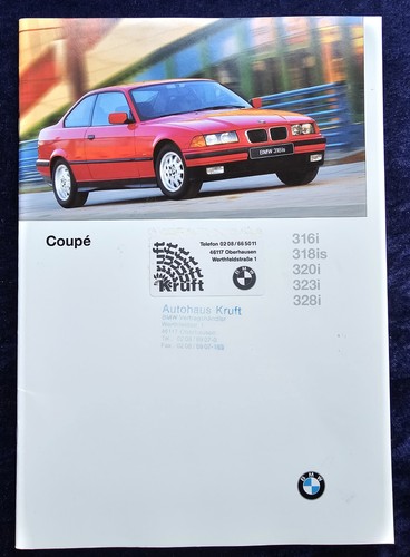 Bmw 3er coupe prospekt - bmw, 3er,