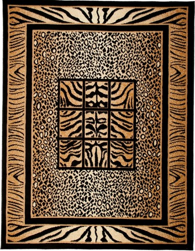 Modern teppich braun kurzflor - modern,