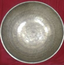 8 kg Gehämmerte Klangschale (Hand carved Lotus and flower of life Singing bowl)