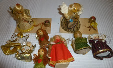 schöne alte seltene Figuren Engel VEB Kunstblumen Sebnitz