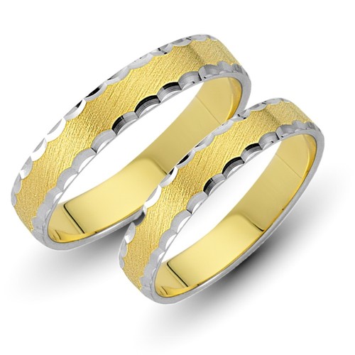Paar trauringe 333 gold - 1,