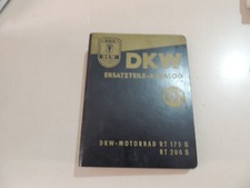 DKW RT 175 200 S VS Teile Ersatzteile Liste Katalog 07.1957