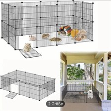 Kleintiergehe Indoor/outdoor wie Neu, 1x aufgebaut 24 Gitter 142x72x72