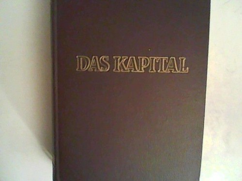 Das kapital erster band - erster,