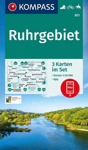 Kompass wanderkarten set - , wanderkarten-set
