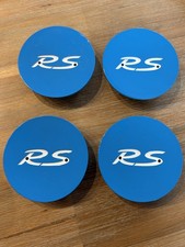 4 Stück Porsche RS Felgendeckel/Nabendeckel blau 996.361.303.94 - neu