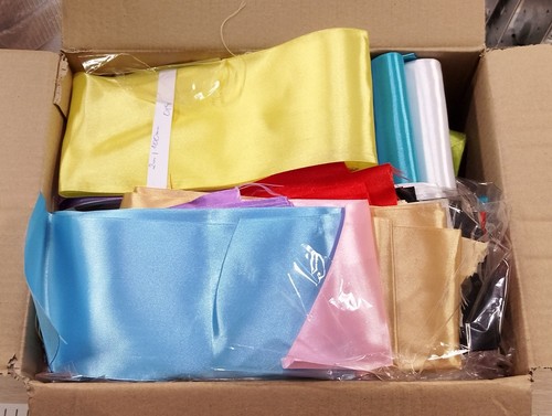 Satinband restepaket farbmix - restepaket,