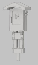 12St Signalfernsprecher Spur N 1:160  Streckenfernsprecher Sprechsäule Roco Piko