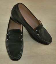 KÄMPGEN Mocassin Slipper Loafer Collegeschuhe braun Wildleder Gr. 40,5