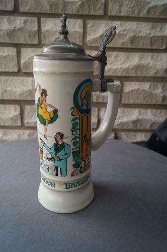 Gepflegter älterer bierkrug - gepflegter,älterer,