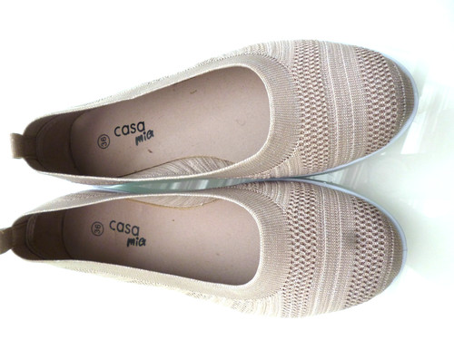 Ballerina damen beige mit - ballerina,