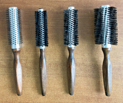 Stück haar rundbürste holz - haar,