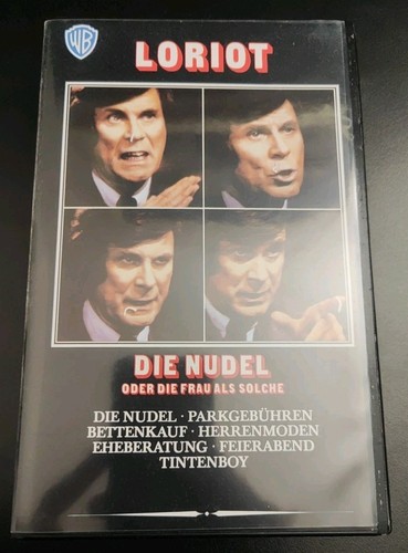 Vhs video loriot die nudel - loriot,