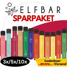 ELFBAR 600 Sparpaket I E-Zigarette E-Shisha I Vape mit 20mg Nikotin E-Liquid