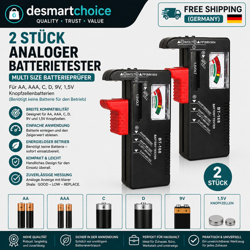 Analoger batterietester für - batterietester,