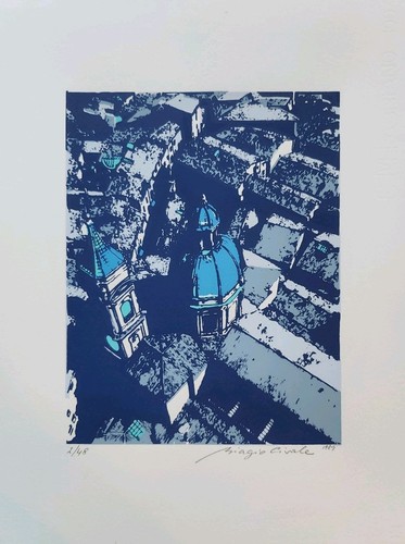 Biagio civale siebdruck roofs - civale, 'roofs