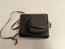 Alte UdSSR Kamera Zenit- E in original Leder Hülle mit Helios 44-2 Objektiv