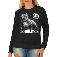 Damen Pullover Sweatshirt BULLY Bulldog bullterrier bulldoggen hunde geschenk 