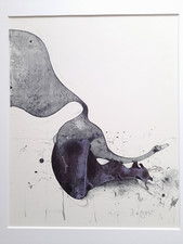 PAUL WUNDERLICH(1927-2010) - Druck Graphik "Leda und der Schwan" !!