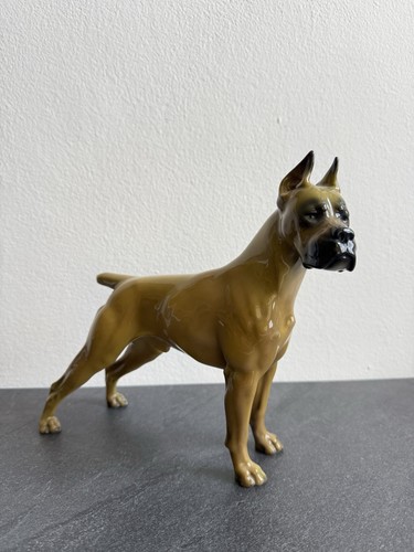 Rosenthal porzellan hund boxer - porzellan,