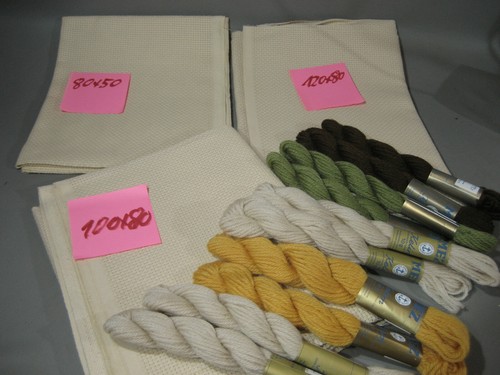 Stickpackung mit wolle alt - stickpackung,