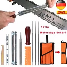 Feilen Set Schärfset Feilhilfe Lehre für Stihl Husqvarna Dolmar Motorsäge Set