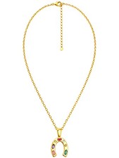 Halskette damen 18k - halskette, vergoldet