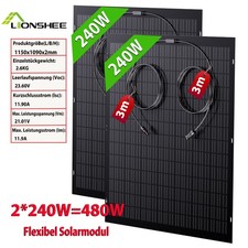 480 Watt Flexibel Solarmodul