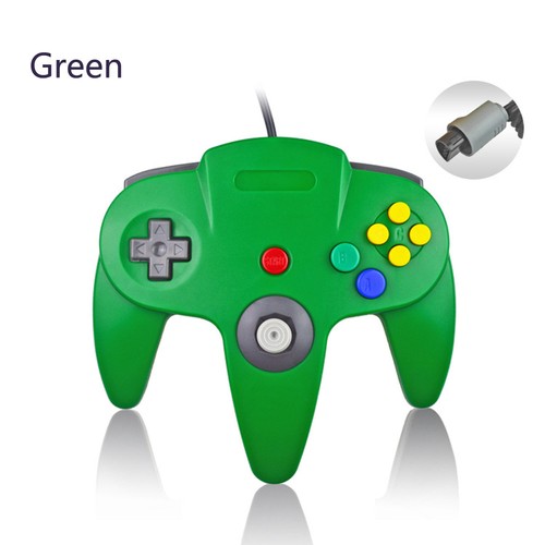 N64 grün wired - n64, gamepad