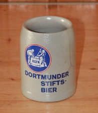 Dortmunder Stifts Bier Bierkrug 0,5 L Steingut Steinzeug Keramik Haarriss Vintag