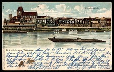 ALTE LITHO POSTKARTE GRUSS AUS