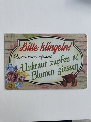 Retro blechschild vintage - blechschild,,
