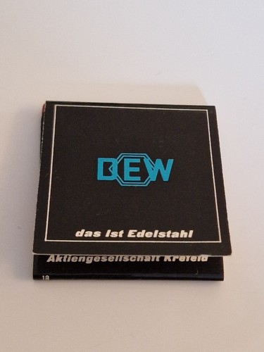 Streichholzheftchen dew - streichholzheftchen,,