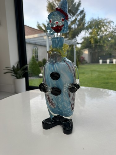 Vintage murano glas clown - vintage,