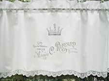Gardine SHABBY Chic *MAISON PARIS* Scheibengardine SPITZE LANDHAUS Impressionen